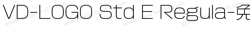 VD-LOGO Std E Regula字体转换